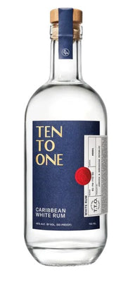 Ten To One Caribbean White Rum (750Ml)