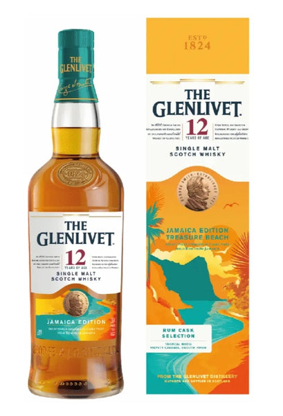 The Glenlivet 12 Year Single Malt Scotch Whisky Jamaica Edition Treasure Beach (750Ml)