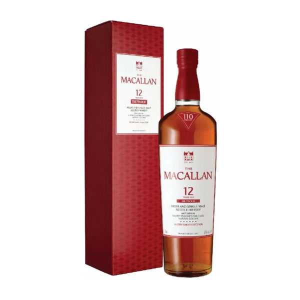 The Macallan 12 Year 110 Proof Scotch Whisky Sherry Oak Collection (750Ml)