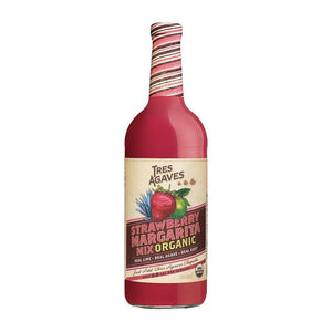 Tres Agaves Organic Strawberry Margarita Mix (Non -Alc) (750Ml)