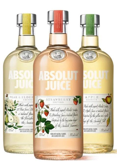 Absolut Juice Apple Vodka (750Ml)