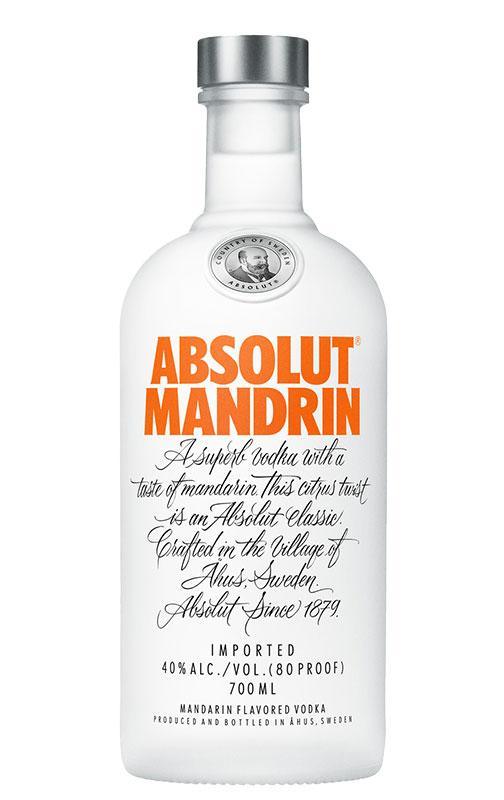 Absolut Mandrin Vodka (750Ml)