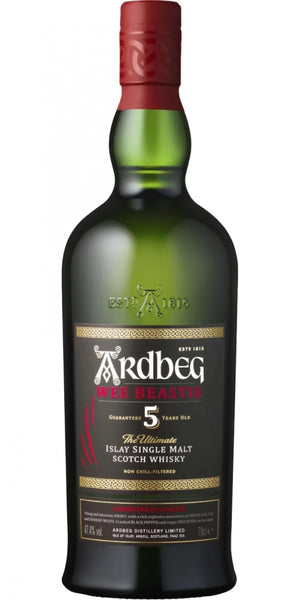 Ardbeg Wee Beastie 5年 700ml 2本セット Ardbeg Wee Beastie 5 Year Old Scotch Whiskey (750Ml) - $59.99