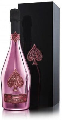 ARMAND DE BRIGNAC BRUT ROSE (ACE OF SPADES) CHAMPAGNE NAKED BOTTLE (750 ML) - Country Wine & Spirits