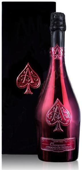 Armand De Brignac Brut Rose (Ace Of Spades) Champagne Naked Bottle (750Ml)