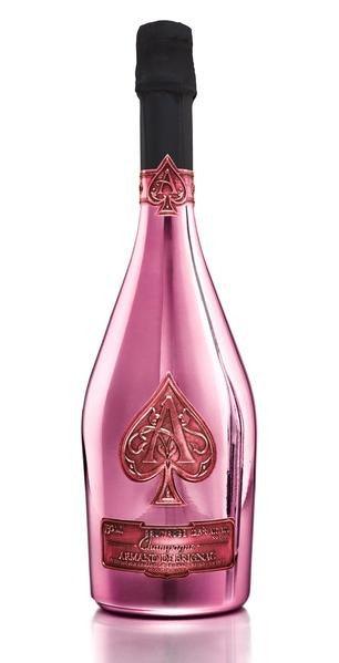 Armand De Brignac Brut Rose (Ace Of Spades) Champagne Naked Bottle (750Ml)