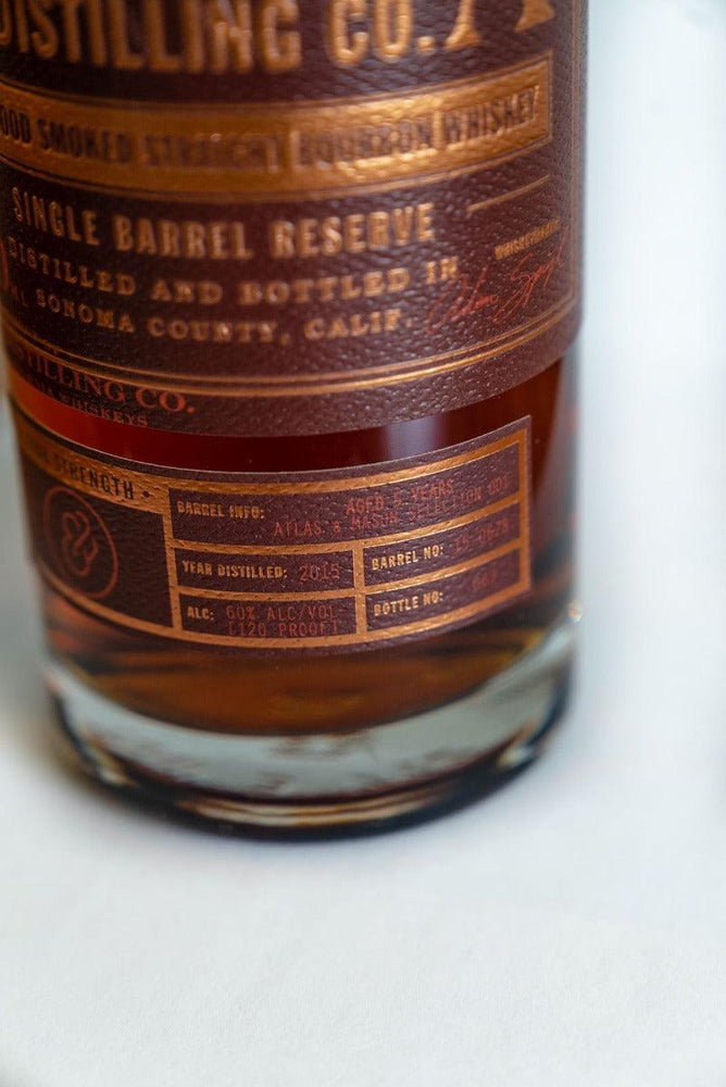 Atlas & Mason Single Barrel Selection 001: Sonoma Distilling Cherrywood Smoked Bourbon