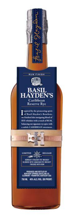 BASIL HAYDEN'S CARIBBEAN RESERVE RYE BOURBON (750 ML)