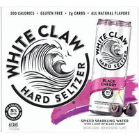 Black Cherry White Claw Hard Seltzer (6 Pack)
