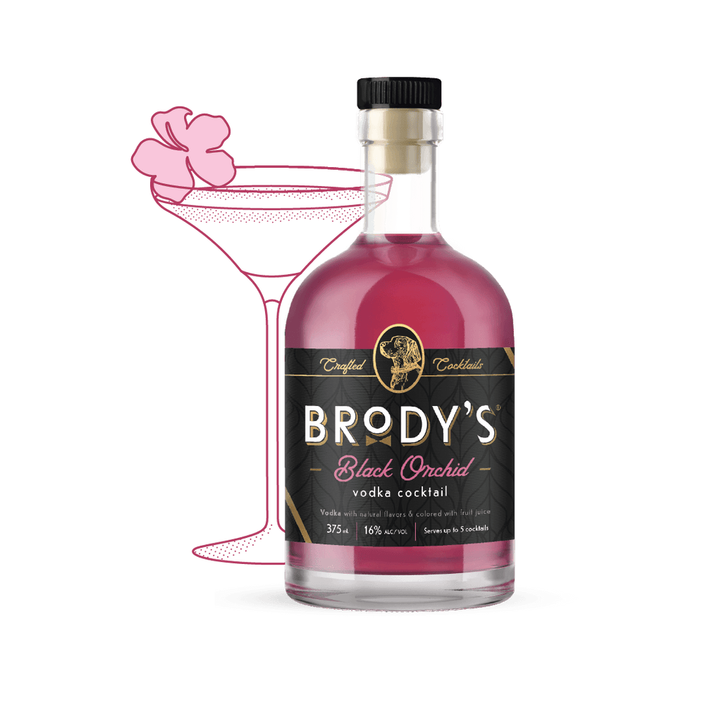 Brody’S Black Orchid – Rtd Vodka Cocktail (375Ml)