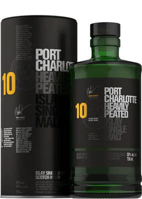 BRUICHLADDICH PORT CHARLOTTE 10 YEAR SINGLE MALT (750ML)