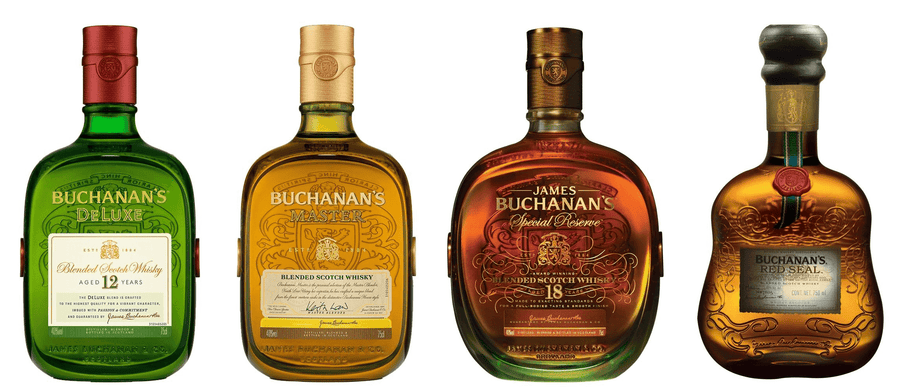 BUCHANAN'S SCOTCH COLLECTION (4 BOTTLES)