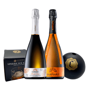 Burnarj Sparkling Orange Wine Duo with CWS Exclusive Ice Mold - Country Wine & Spirits