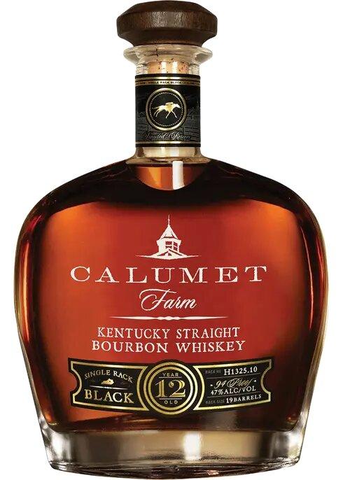 Calumet Farm Single Rack Black 12 Year Bourbon (750Ml)