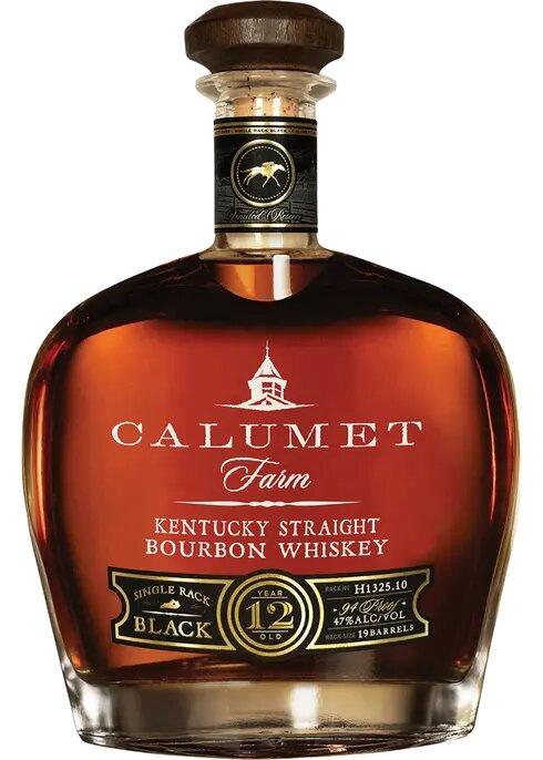 Calumet Farm Single Rack Black 12 Year Bourbon (750ml)