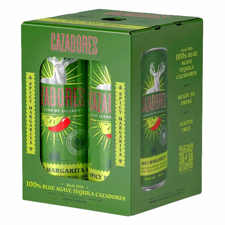 Cazadores Tequila Spicy Margarita Cocktails (4 Pack)
