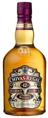 CHIVAS REGAL 12 YEAR OLD BLENDED SCOTCH WHISKEY (750 ML)