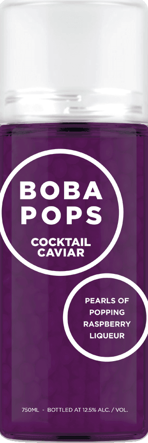 Cocktail Caviar Boba Pops Raspberry (375Ml)