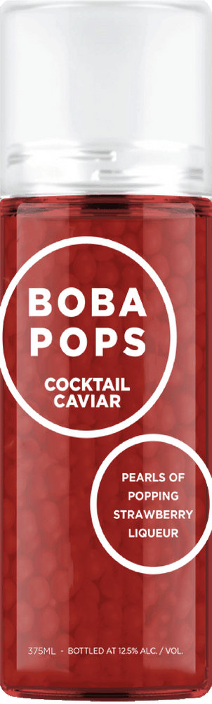 Cocktail Caviar Boba Pops Strawberry (375Ml)