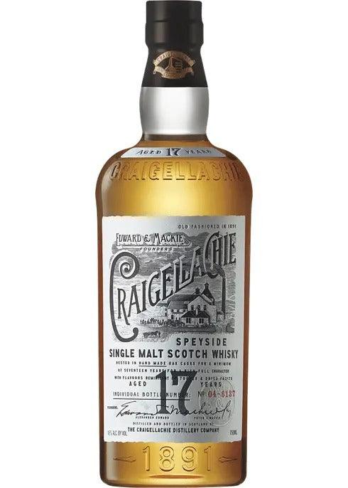 Craigellachie 17 Year Old Scotch Whiskey (750ml)