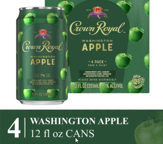 Crown Royal Cans Washington Apple Cocktail (4 Pack)