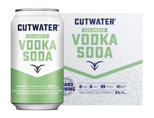 Cutwater Cucumber Vodka Soda Canned Cocktails (4 Pk)