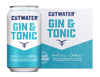 Cutwater Gin and Tonic Canned Cocktails (4 Pck)