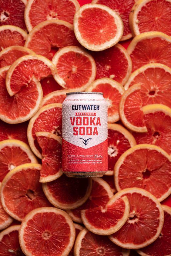 Cutwater Grapefruit Vodka Soda Canned Cocktails (4 Pck)