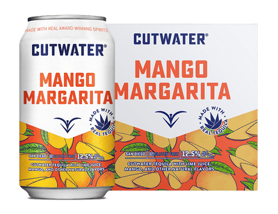 Cutwater Mango Margarita Canned Cocktails (4 Pack)