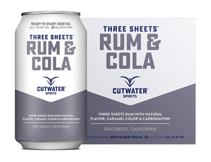 Cutwater Rum And Cola Canned Cocktails (4 Pk)