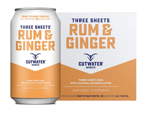 Cutwater Rum And Ginger Canned Cocktails (4 Pk)