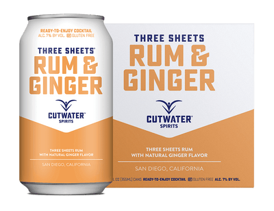 Cutwater Rum And Ginger Canned Cocktails (4 Pk)