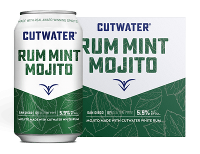 Cutwater Rum Mint Mojito Canned Cocktails (4 Pk)