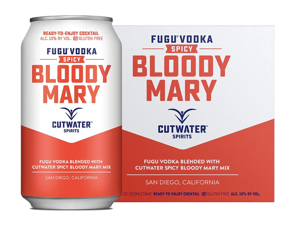 Cutwater Spicy Bloody Mary Canned Cocktails (4 Pk)