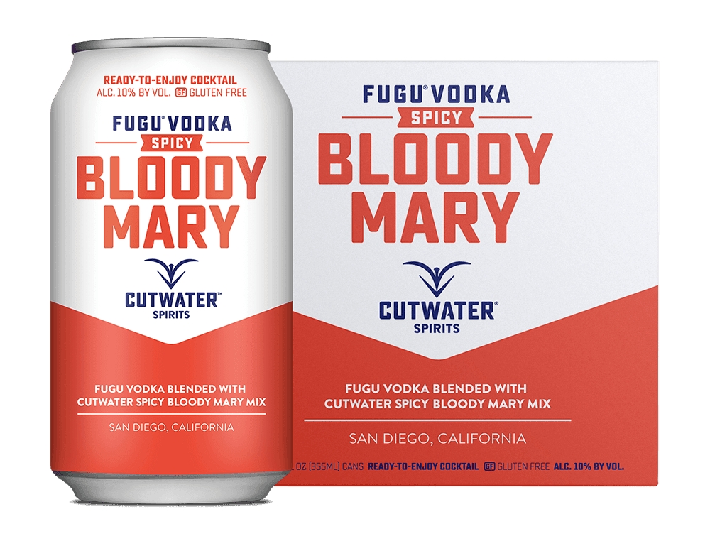 Cutwater Spicy Bloody Mary Canned Cocktails (4 Pk)