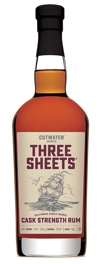 Cutwater Three Sheets Cask Strength Rum (750ml)