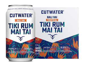 Cutwater Tiki Rum Mai Tai Canned Cocktails (4 Pk)