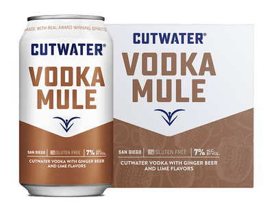 Cutwater Vodka Mule Canned Cocktails (4 Pck)