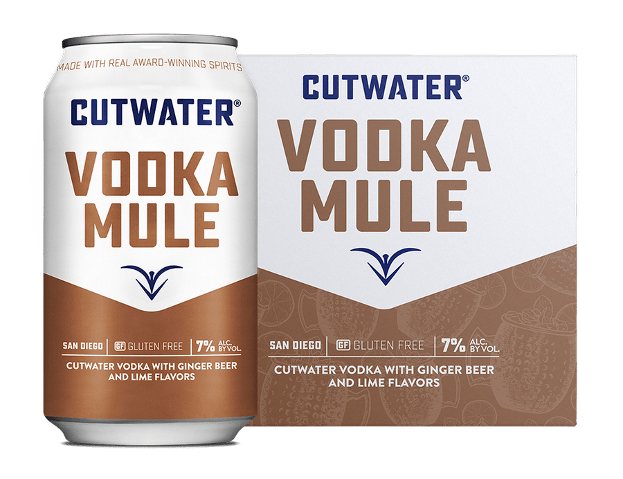 Cutwater Vodka Mule Canned Cocktails (4 Pck)