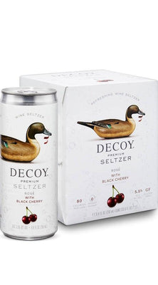 Decoy Premium Seltzer Rose with Black Cherry