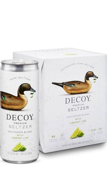 Decoy Premium Seltzer Sauvignon Blanc With Vibrant Lime