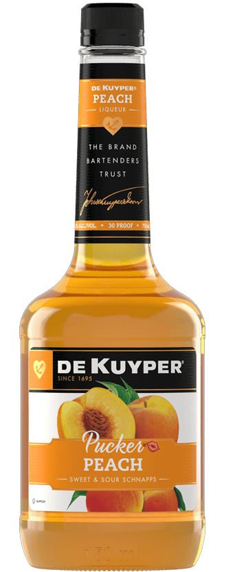 Dekuyper Peach Pucker Schnapps Liqueur (750Ml)