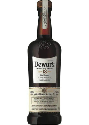 DEWAR'S 18 YEAR BLENDED SCOTCH WHISKEY (750 ML)