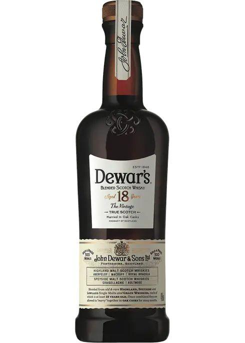 Dewar'S 18 Year Blended Scotch Whiskey (750Ml)