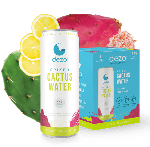 Dezo Spiked Cactus Water (4 Pack)