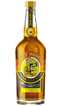 Dirty Monkey Banana Peanut Butter Whiskey (750ml)