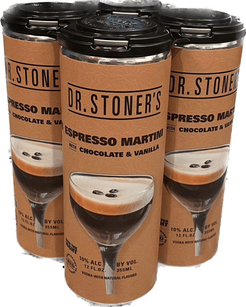 Dr. Stoner's Espresso Martini, 4 X 12 Oz