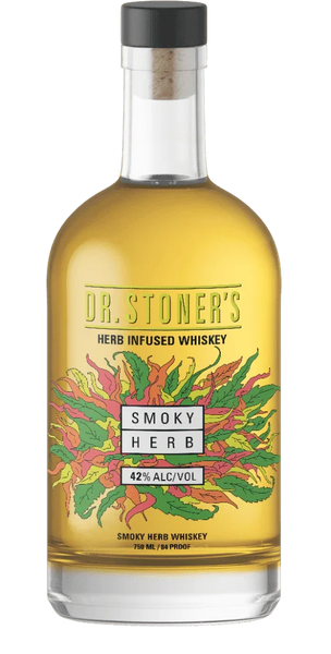 Dr. Stoner’s Smoky Herb Whiskey (750Ml)