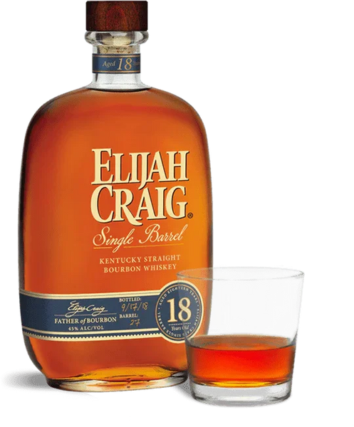 Elijah Craig 18 Year Single Barrel Kentucky Straight Bourbon Whiskey (750Ml)