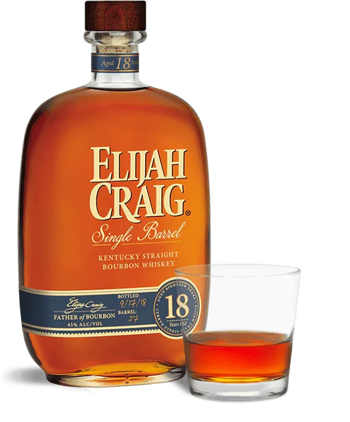 Elijah Craig 18 Year Single Barrel Kentucky Straight Bourbon Whiskey (750Ml)